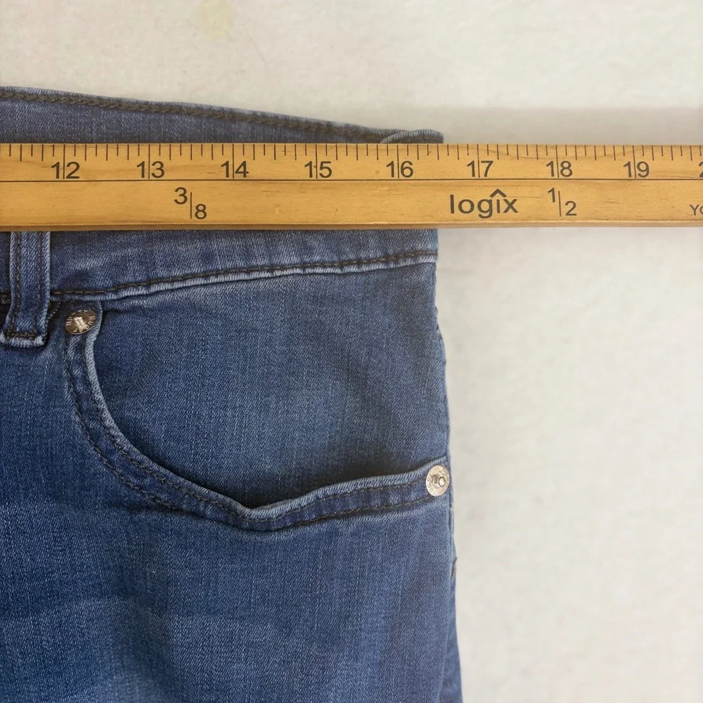 Mugsy Lake Shore Jeans Mens 36x30 Blue Slim Straight Stretch FLX3NLA Comfort